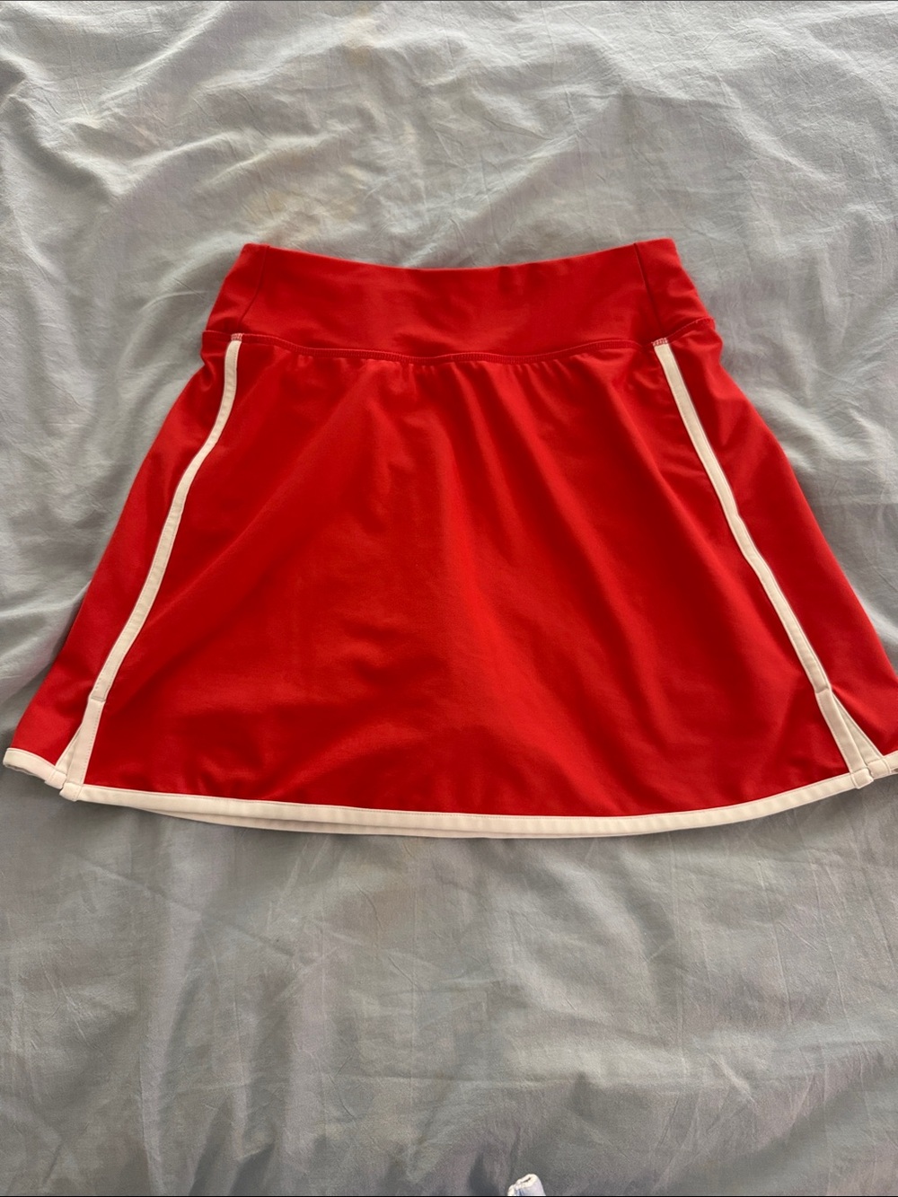 Old Navy red Athletic Skirt with White Trim - Women's Active Skort
